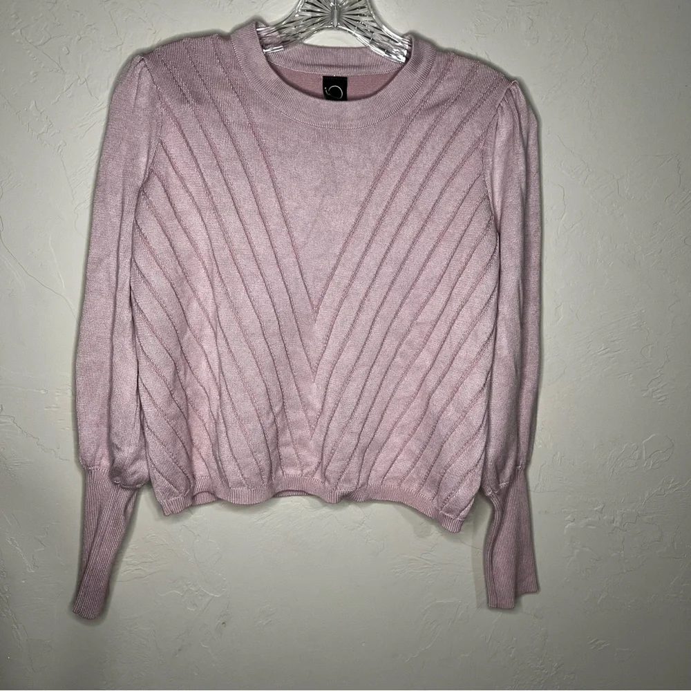 IO Mauve‎ Lantern Sleeves Sweater